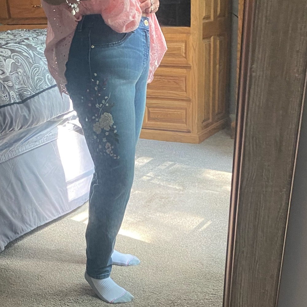 Embroidered ankle skinny jeans Jennifer LopeZ